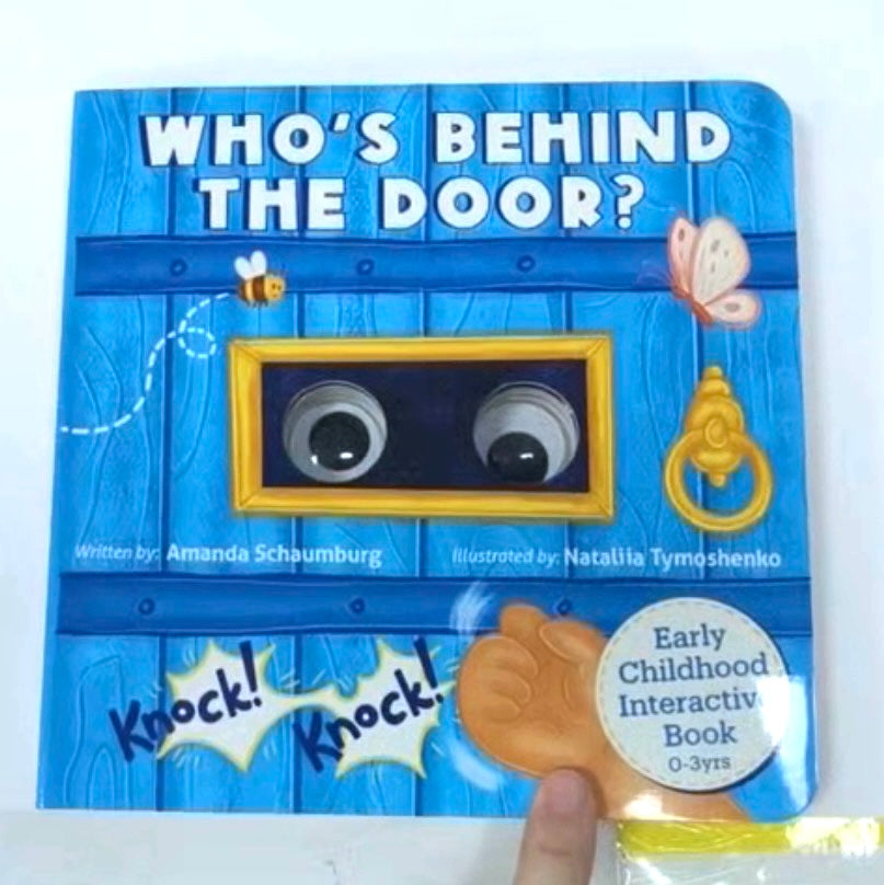 Limited Release: Knock Knock! Who's Behind the Door?  ~ Interactive Board Book for Babies and Toddlers