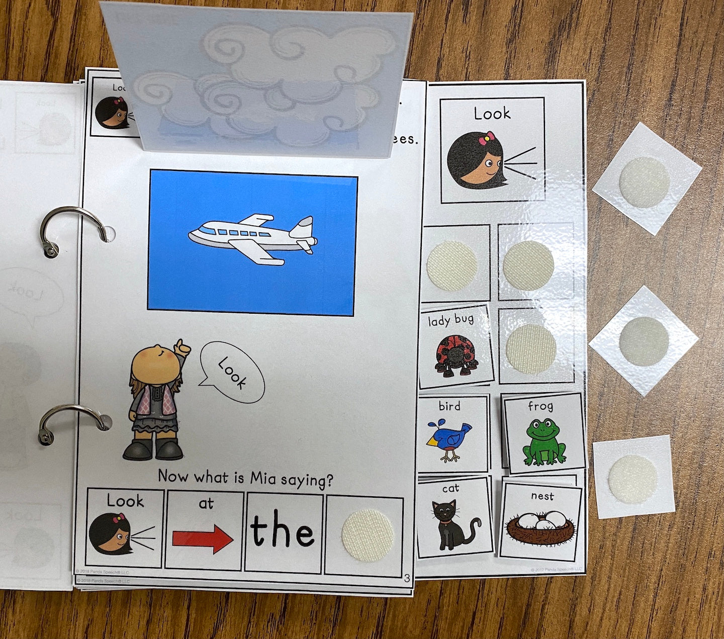 Core Vocabulary LOOK Lift A Flap Book (Print & Make Book)