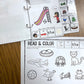 Core Vocabulary LOOK Lift A Flap Book (Print & Make Book)