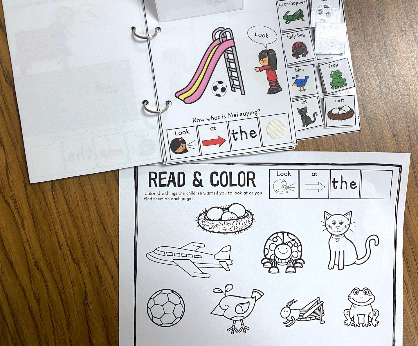 Core Vocabulary LOOK Lift A Flap Book (Print & Make Book)