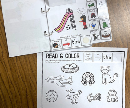 Core Vocabulary LOOK Lift A Flap Book (Print & Make Book)