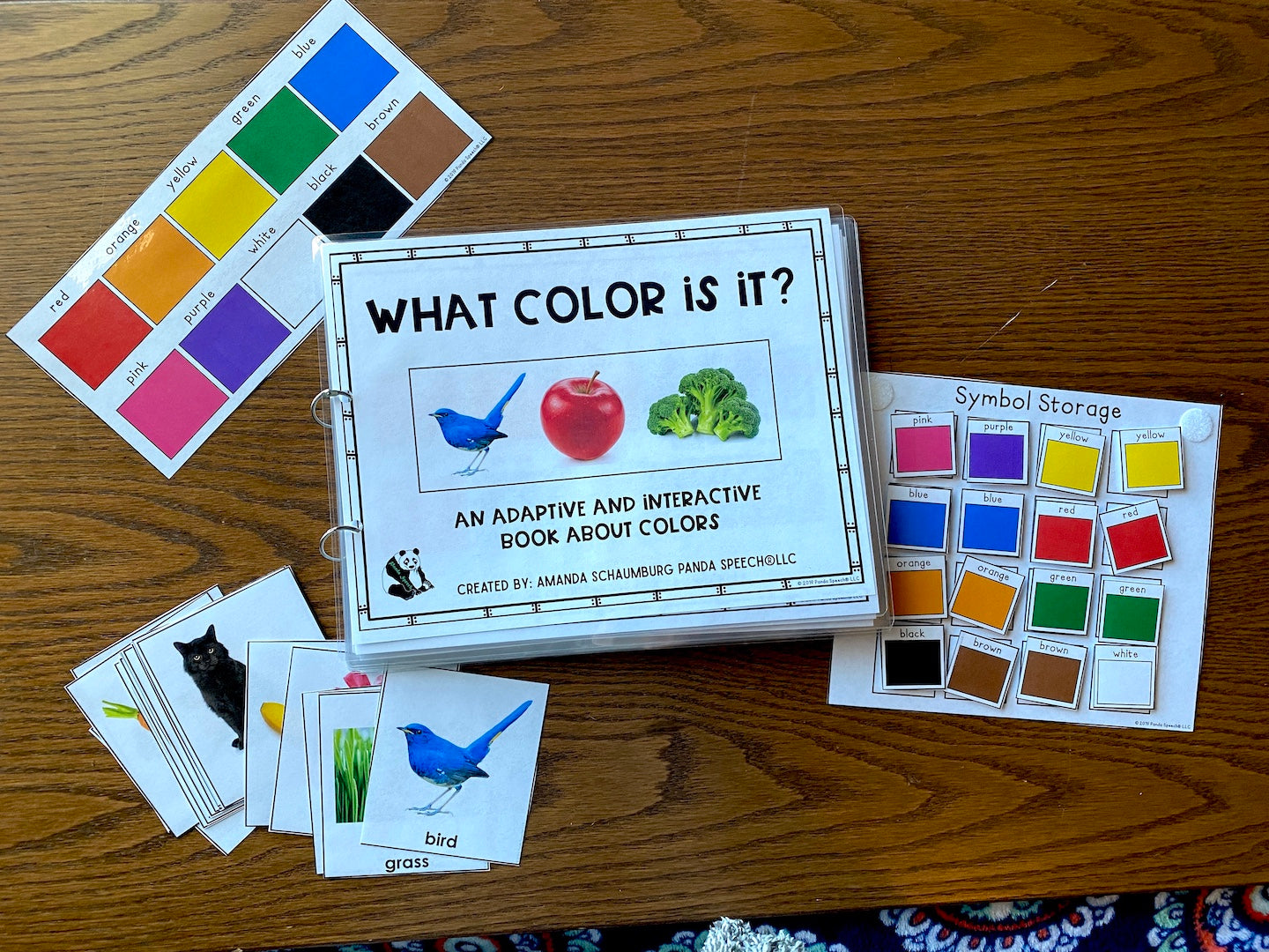 Real Photo Functional Vocabulary Book: WHAT COLOR IS IT? Print & Make Book