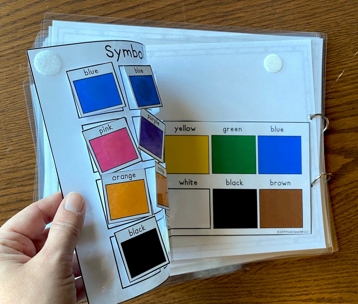 Real Photo Functional Vocabulary Book: WHAT COLOR IS IT? Print & Make Book