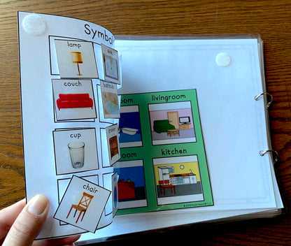 Real Photo Functional Vocabulary Book: THINGS IN A HOUSE Print & Make Book