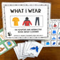 Real Photo Functional Vocabulary Book: WHAT WE WEAR Print & Make Book