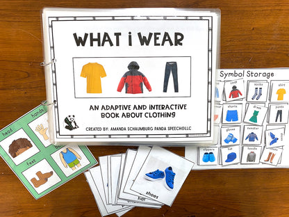 Real Photo Functional Vocabulary Book: WHAT WE WEAR Print & Make Book