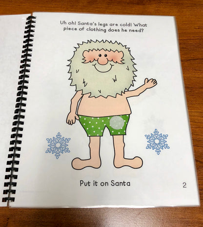 Santa is Cold Interactive Book + Activities   (Print & Make Book)