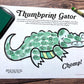 Gator Thumbprints A Speech Therapy Craft Activity ~ Articulation Practice (Copy) (Copy)