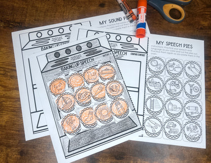 Baking Up Speech ~ One Page Speech and Language Craft