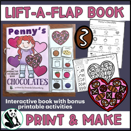 Penny's Chocolate Lift a Flap Book (Print & Make Book) – Panda Speech LLC