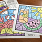 Color by Symbol Hidden Pictures - SUMMER ~ A Speech Therapy Articulation Activity