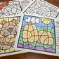 Color by Symbol Hidden Pictures - FALL ~ A Speech Therapy Activity (Articulation and Language)