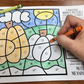 Color by Symbol Hidden Pictures - FALL ~ A Speech Therapy Activity (Articulation and Language)