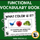 Real Photo Functional Vocabulary Book: WHAT COLOR IS IT? Print & Make Book