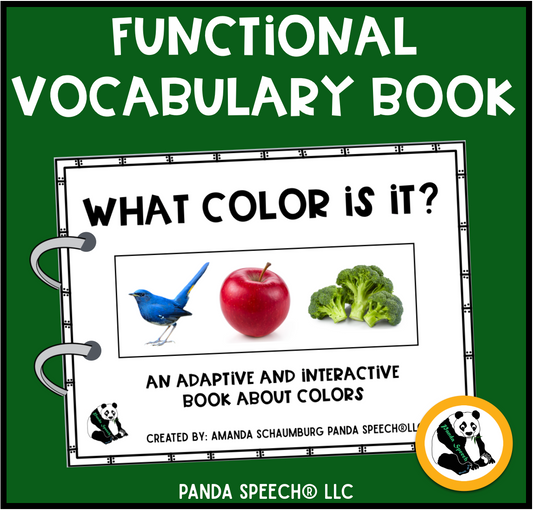 Real Photo Functional Vocabulary Book: WHAT COLOR IS IT? Print & Make Book