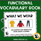 Real Photo Functional Vocabulary Book: WHAT WE WEAR Print & Make Book