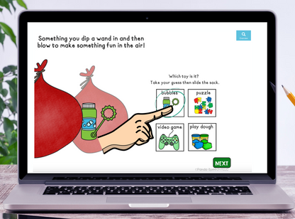 What's in Santa's Sack?   (Print & Make Book)