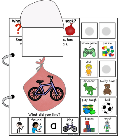 What's in Santa's Sack?   (Print & Make Book)