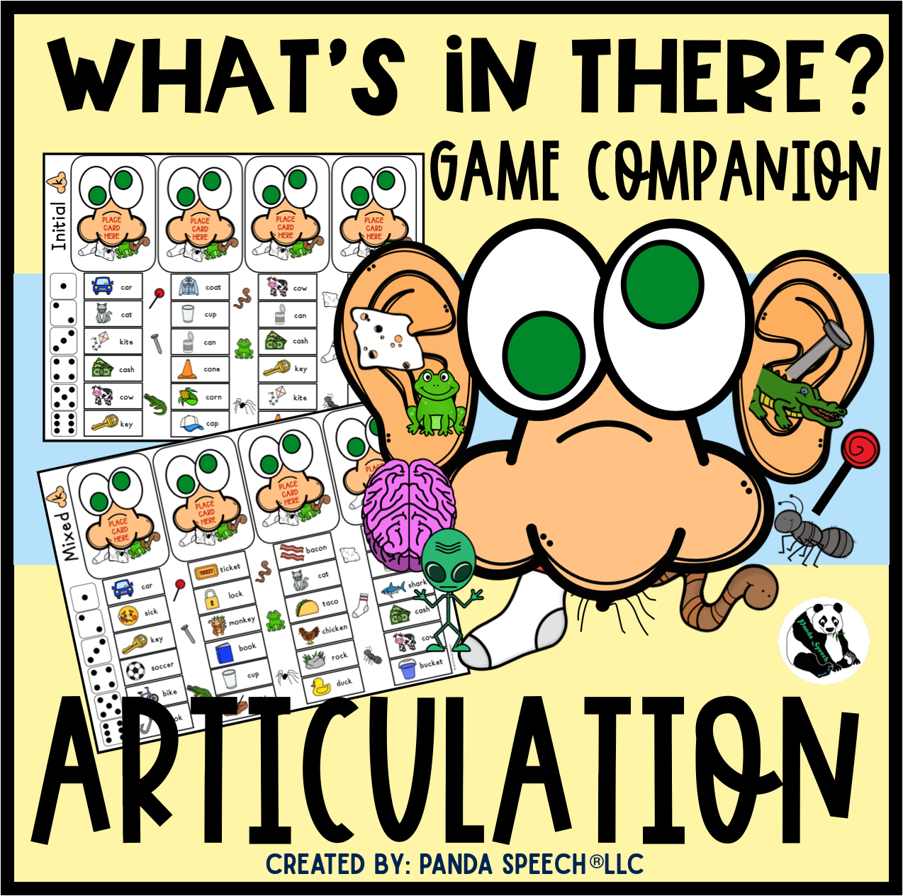 What's In There? Articulation  ~ Speech Therapy Game Companion