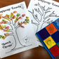 Falling Leaves Thumbprints A Speech Therapy Craft Activity ~ Articulation Practice