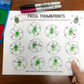 Frog Thumbprints A Speech Therapy Craft Activity ~ Articulation Practice