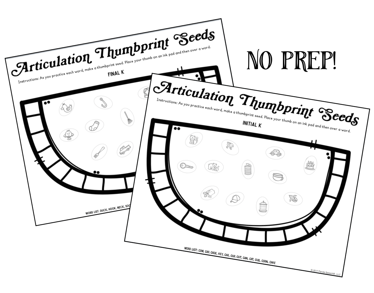 Watermelon Seeds Thumbprints A Speech Therapy Craft Activity ~ Articulation Practice