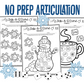 Dab a Sound Winter Edition ~ Print & Go for Articulation SpeechTherapy