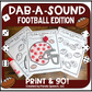Dab a Sound Football Edition ~ Print & Go for Articulation SpeechTherapy