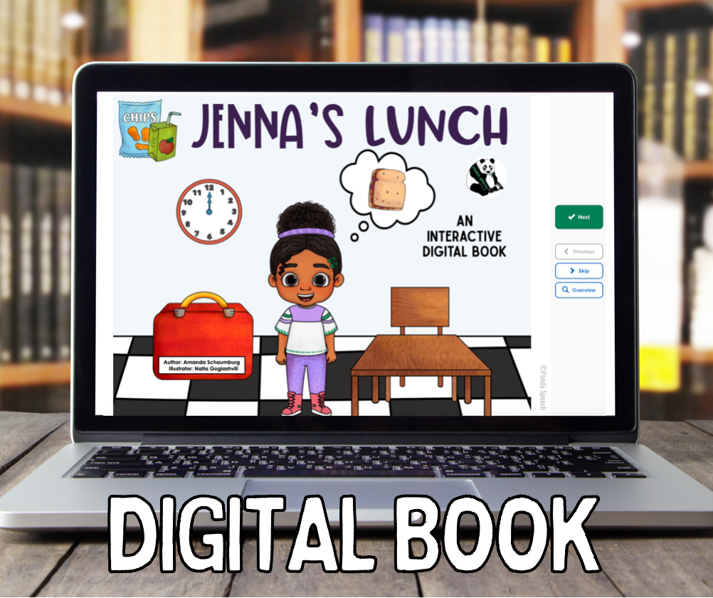 Jenna's Lunch DIGITAL BOOK (BOOM Card Book)