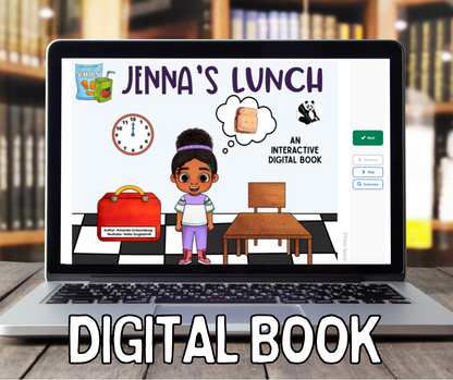 Jenna's Lunch DIGITAL BOOK (BOOM Card Book)