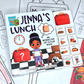 Clearance Jenna's Lunch (imperfection)  ~  Lift-a-Flap Board Book + downloadable extras (Clothing Theme)