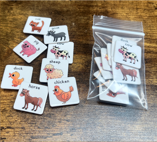 Extra Picture Symbol Pieces for Where's the Barn Cat Board Book