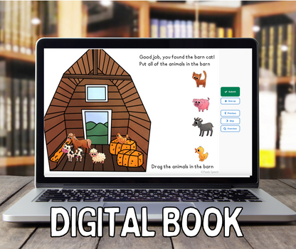 Where is the Barn Cat? DIGITAL BOOK (BOOM Card Book)