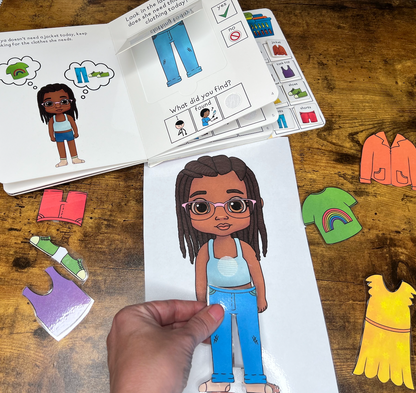 Time to Get Dressed ~  Lift-a-Flap Board Book + downloadable extras (Clothing Theme)