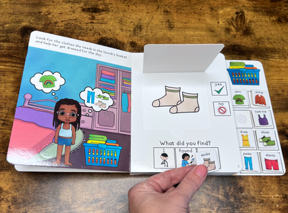 Time to Get Dressed ~  Lift-a-Flap Board Book + downloadable extras (Clothing Theme)