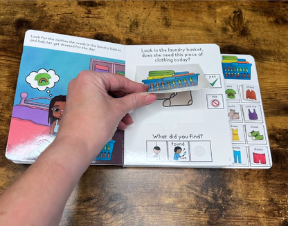 Time to Get Dressed ~  Lift-a-Flap Board Book + downloadable extras (Clothing Theme)