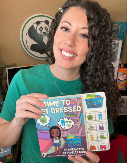 Time to Get Dressed ~  Lift-a-Flap Board Book + downloadable extras (Clothing Theme)