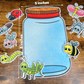 Felt Story Companion Set for Jacob's Bug Collection~ Felt bug jar and bugs (from book)