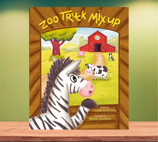 Autographed Copy of Zoo Truck Mix Up ~ Picture Story Book (limited quantities)