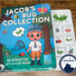 Jacob's Bug Collection ~  Lift-a-Flap Board Book + downloadable extras