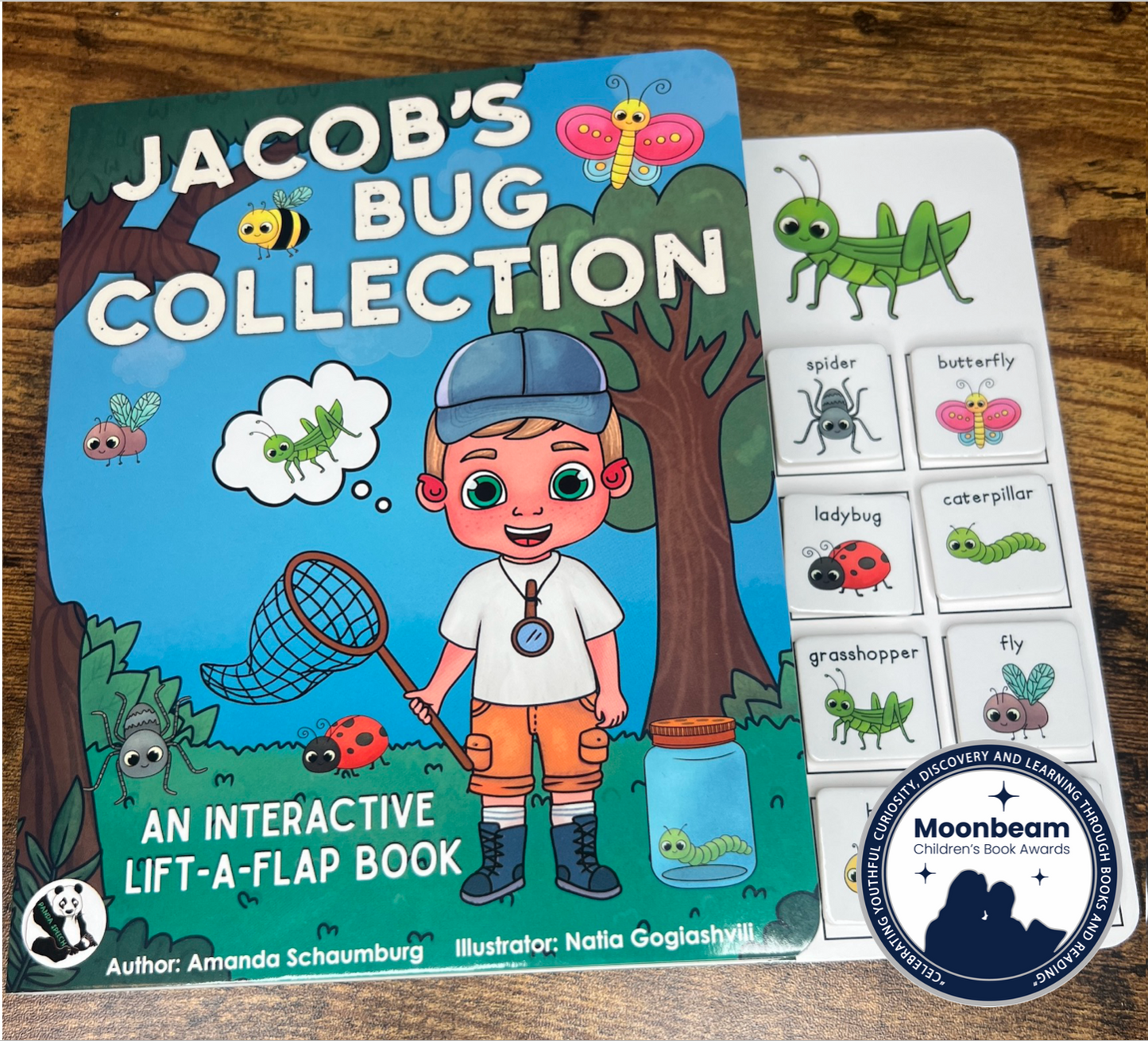 Jacob's Bug Collection ~  Lift-a-Flap Board Book + downloadable extras