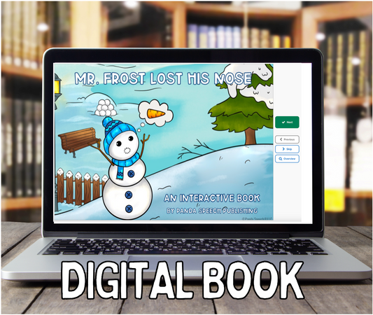 Mr. Frost Lost His Nose DIGITAL BOOK (BOOM Card Book)