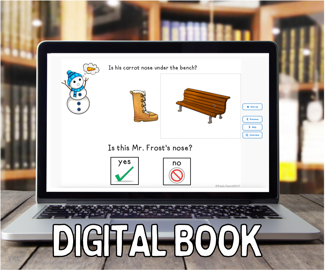 Mr. Frost Lost His Nose DIGITAL BOOK (BOOM Card Book)