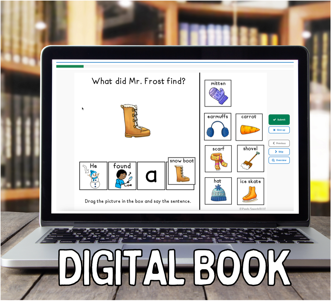 Mr. Frost Lost His Nose DIGITAL BOOK (BOOM Card Book)