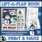 Mr. Frost Lost his Nose ! Lift a Flap Book  (Print & Make Book)