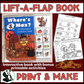 Where's Max?  Lift a Flap Book (Print & Make Book)