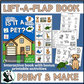 Is it a Pet? Lift a Flap Book  (Print & Make Book)