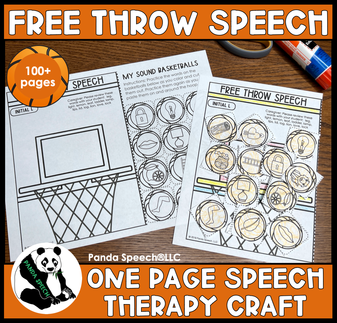 Free Throw Speech One Page Articulation & Language Craft