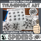 Spider Thumbprints A Speech Therapy Craft Activity ~ Articulation Practice