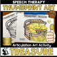 Treasure Thumbprints A Speech Therapy Craft Activity ~ Articulation Practice